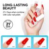 MIZHSE Base and Top Coat Nail Polish Quick Dry, 15 ml 0.5 fl oz Basic Nail Polish Non Gel, Air Dry Fast Nail Polish Protective High-Glossy Shiny Clear Long Lasting Nail Art Manicure at Home