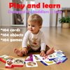 Docdeer Toddler Flash Cards 208 Sides -104 Learn Objects Food Animal Flashcards 2 3 4 5 6 7 8