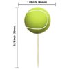 Gyufise 36Pcs Tennis Cupcake Toppers Sports Ball Tennis Cupcake Picks Tennis Theme Birthday Cake Decorations for Baby Shower Kids Birthday Party Cake Decorations Supplies