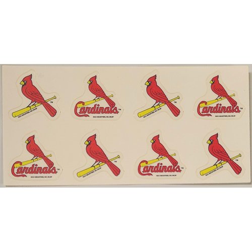 Rico MLB St. Louis Cardinals Products MLB Temporary Tattoos St. Louis Cardinals, Black, Small