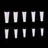 KADS French Coffin Ballerina Nail Tips Acrylic Half False Nails 10 Sizes 500 Pcs with Box (HC76)