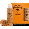 Bee Bella Lip Balm, Unscented (Unflavored), 3 Pack - Hydrating, Moisturizing Lip Care, 100% Natural, Original Organic Beeswax with Vitamin E, Handmade in USA