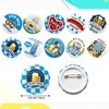 60 Pieces Oktoberfest Decorations Set, Include 30 Oktoberfest Buttons Pins Bavarian Style Badges and 30 Rubber Bracelets for German Theme Oktoberfest Bavarian Beer Festival Party Favors Supplies