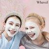 WHAVEL 3 Pack Spa Headband Skincare Headbands, Makeup Headband Sponge Terry Cloth Headbands Face Wash Headband Puffy Hair Band for Washing Face Women Girls (Khaki, Brown, Black)