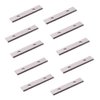 2.38"(60mm) Paint Scraper Carbide Blades Double-Edged Reversible Replacement Blade 2-3/8"(60X12X1.5mm) Fits Most equivalent General purpose Hand-Held Scrapers,10pcs