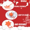 NAISEN 50PCS Christmas Sticky Hands Toys Party Favors for Kids, Christmas Stretchy Toys for Christmas Stocking Stuffers, Pinata Fillers, Kids Christmas Gifts Goodie Bag stuffers