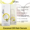 Coconut Oil Hair Serum - Hair Growth Serum for Rejuvenate & Strengthen Hair - Anti Frizz Hair Serum for Damaged Hair - Hair Oil Serum for Men & Women, 1 Pack