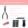 Tape in Hair Extensions Pliers Hair Sealing Pliers Flat Surface Professional Hair Extension Tool Kit for Hair Extensions Tape Tabs