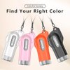 SINSEN Car Safety Hammer, 2-Pack Window Glass Breaker & Seatbelt Cutter, Emergency Keychain, Automotive Escape Kit and Survival Tool for Land/Underwater, Pink & White