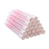 Disposable Mascara Brushes Diamond Eyelash Spoolies Makeup Brush Mascara Wand in Sanitary Tube Lash Supplies. ¡­ (50 Pcs, Glossy Pink)