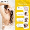 DANI Natural Moisturizing Shampoo Naturals - Warm Sandalwood Vanilla Essential Oil - Organic Aloe Vera & Coconut Cleansers - Sulfate, Phthalate & Paraben Free - Vegan & Cruelty Free - 12 Ounces