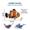 3 in 1 Animal Themes 3D Puzzles Cardboard DIY Craft Kit for Kids Adventure Share Pack Puzzle Toys Fun Gift (Under The Sea)