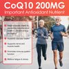 NATURE TARGET CoQ10-200mg-Softgels + PQQ with Organic-Olive-Oil - High Absorption-Coenzyme-Q10 - Antioxidant-for-Heart-Health and Immune Support, Energy Production, 120 Servings
