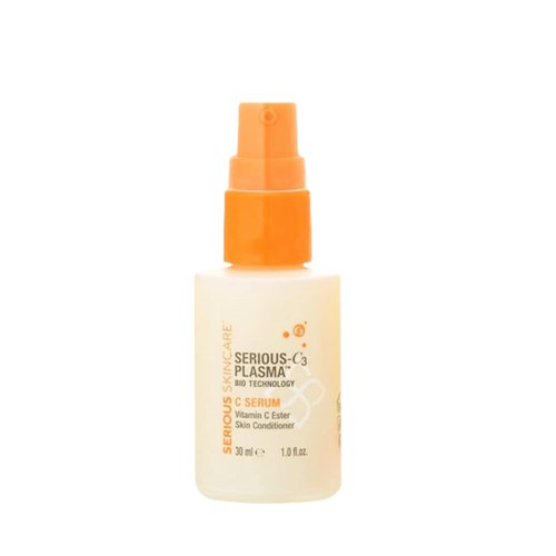 Serious Skincare - Vitamin C Skin Brightening Serum for Face - Anti-Aging C Ester Skin Conditioner - Hydrating C3 Plasma Hydrolyzed Collagen - Evens Skin Tone - Fine Lines & Wrinkles - 1 Fl. Oz.