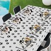 PIXHOTUL 81Pcs Dog Party Supplies - Doggy Themed Tableware Party Pack for Puppy, Including Plates, Napkins, Tablecloth, Forks, Serves 20 Guests