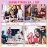 VISCOO 24 Pack Stress Balls, Squishy Ball, Squeeze Balls for Adults, Anti-Anxiety and Fidget Balls to Relax, Party Favors, Birthday Gifts, Goodie Bag Stuffers