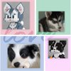 ALITTDRE Micro Mini Building Blocks Dog Pets Cute Animal Model Set Building Pet Toys Bricks Gifts for Kid and Adult (Siberian Husky)