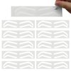 Permanent Makeup Eyebrow Auxiliary Stickers,Airbrush Brow Stickers Stencils Shape Tape,Brow Shaping Mapping Guide Tool, Disposable Adhesive Eyebrow Template Sticker (1 Pack -10 Pairs Type A)