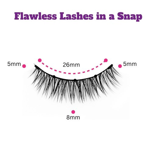 Magnetic Eyelash Kit, Magnetic eyelashes, Magnetic eyelashes Natural Look, Magnetic Eyelashes with Applicator, False eyelashes No Glue or Eyeliner Needed, Magnetic lashes, reusable magnetic eyelashes