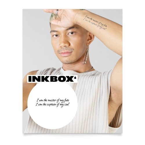 Inkbox Temporary Tattoos, Semi-Permanent Tattoo, One Premium Easy Long Lasting, Water-Resistant Temp Tattoo with For Now Ink - Lasts 1-2 Weeks, Kalopsia, 5 x 2 in