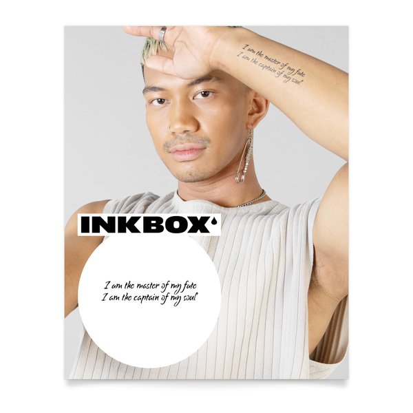 Inkbox Temporary Tattoos, Semi-Permanent Tattoo, One Premium Easy Long Lasting, Water-Resistant Temp Tattoo with For Now Ink - Lasts 1-2 Weeks, Kalopsia, 5 x 2 in