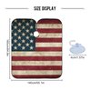 KEEPREAL Vintage American Flag Barber Cape Waterproof Salon Hairdresser Cape with Adjustable Snap Closure for Men Women Salon and Home Use