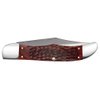 Case WR XX Pocket Knife Brown Rosewood Folding Hunter Item #189 - (6265Sab SS) - Length Closed: 5 1/4 Inches