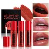 Loobexery 3 Colors Melting Lip Powder Lipstick Velvet Liquid Glitter Lip Gloss Halloween Makeup Kit for Women Long Lasting Highly Pigmented Multi-Purpose Lips Eyes & Cheeks Tint Goth Cosplay (A#,S)