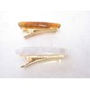 Generic 1 1/2 inch smaller white or amber brown alligator hair clip for fine thin hair. (Primary color: White)