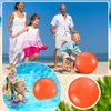 Yinder 24 Pieces Inflatable Beach Ball 6 Inches Mini Beach Balls for New Year Party DIY Ball for Swimming Pool Birthday Party Supplies(Orange)