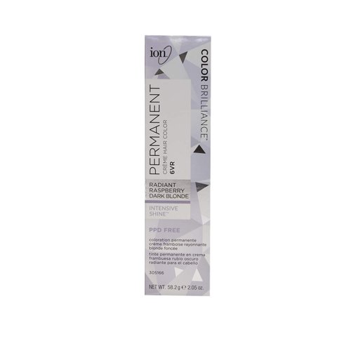 Ion 6VR Radiant Raspberry Dark Blonde Permanent Creme Hair Color 6VR Radiant Raspberry Dark Blonde