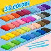Air Dry Clay 36 Colors, Modeling Clay for Kids, DIY Molding Magic Clay, Gift for Kids Boys Girls