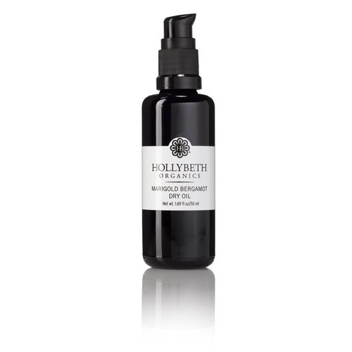 HollyBeth Organics Marigold Bergamot Dry Oil Face Moisturizer