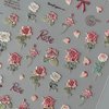 Retro Flower Nail Art Stickers 5D Embossed Luxury Rose Nail Decals Spring Summer Stickers Designer Nail Art Supplies Manicure Decoration Daisy Nail Stickers for Women Girls Acrylic Nails Salon