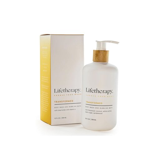 Lifetherapy Transformed, Made For All Skin Types, Nourishing, 12 Ounce, Multiuse Liquid Soap, Body Wash, Bubble Bath