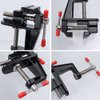 Eyech Mini Table Clamp Portable Work Bench Vise, Small Bench Vice Aluminum Miniature Jewelers Hobby Clamps Craft Repair Tool