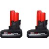 Milwaukee 48-11-2450 12V Lithium-Ion High Output 5Ah Battery 2 Pack