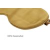 Premium Handcrafted 25 Momme Mulberry Silk Eye Mask for Sleeping (Golden Honey)
