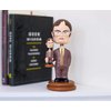 Surreal Entertainment The Office Double Dwight Resin Bobblehead | Collectible Action Figure Statue, Desk Toy Accessories | Novelty Gifts for Home Office Decor | 5 Inches Tall