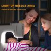 Tatazone COB Sewing Machine Light with Touch Dimmer, 6500K Dimmable Uniform Sewing Machine Light Strip, Flexible 144 LEDs Sewing Light for Brother, Janome, Babylock, Pfaff-No Charger