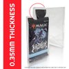Trading Card Case Envelope Compatible for Pokemon Single Pack Booster, Magic, Yu-Gi-Oh - 0.35MM Thick Plastic PET Pokemon Card Protector Holder for Collectible Cards (Pack of 10) by EVORETRO