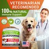 Glucosamine Treats for Dogs - Joint Supplement w/Omega-3 Fish Oil - Chondroitin, MSM - Advanced Mobility Chews - Joint Pain Relief - Hip & Joint Care - Chicken Flavor - 120 Ct - Made in USA
