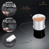 BEADNOVA 1mm Elastic Stretch Crystal String Cord for Jewelry Making Bracelet Beading Thread 60m/roll (Clear White)