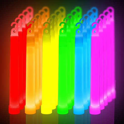 Naivees 24 Pack Glow Sticks Bulk Party Supplies