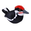 Wild Republic Audubon Birds Pileated Woodpecker Plush with Authentic Bird Sound, Stuffed Animal, Bird Toys for Kids and Birders