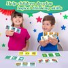 Kasfalci Sequencing Puzzle Cards,Sequence Board Game for Kids,Speech Therapy Materials for Autism,Storytelling,Social Skills,Sentence Building,Toddler Puzzles,Learning Activities,Classroom &Homeschool