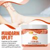 SPA REDI - Exfoliating Scrub Pumice Gel, Mandarin, 16 Oz - Manicure, Pedicure and Body Exfoliator Infused with Hyaluronic Acid, Amino Acids, Panthenol and Comfrey Extract