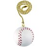 Soccer ball, Baseball and Baseball Bat 3 piece Fan Pull Chain FA100