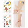 HAIIDODK Temporary Tattoos - 12 Sheets Princess Series Temporary Tattoos for Kids, Perfect for Birthday Party Decorations (Style B)
