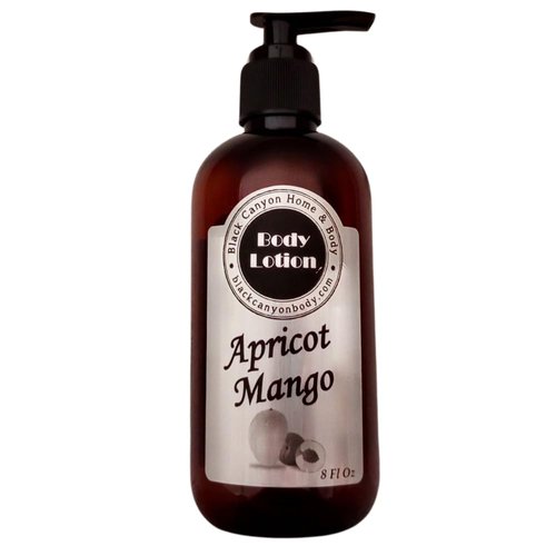 Black Canyon Apricot Mango Scented Luxury Body Lotion with Lanolin and Jojoba Oil, 8 Oz